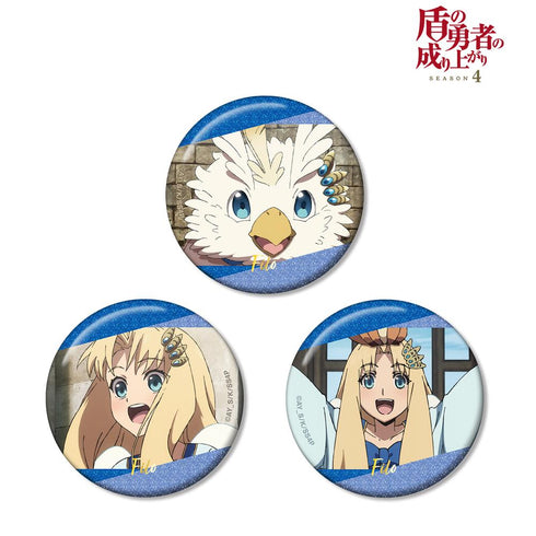 『盾の勇者の成り上がり Season 4』フィーロ 場面写グリッター缶バッジ3個セット